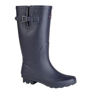 Stormwells Womens/Ladies Plain Wellington Boots / Navy/Red